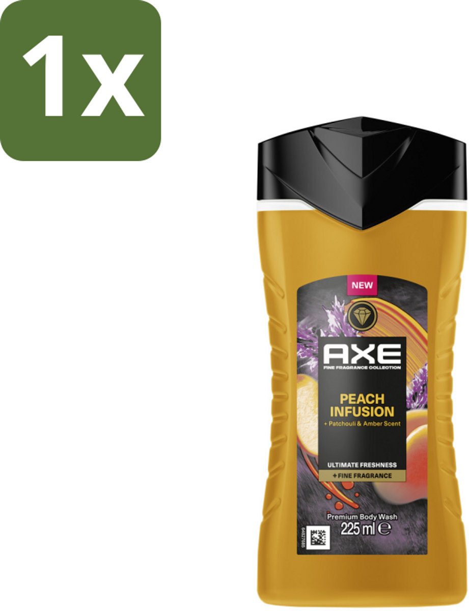 Axe – Douchegel – Peach Infusion – 225 ml - 1 stuk