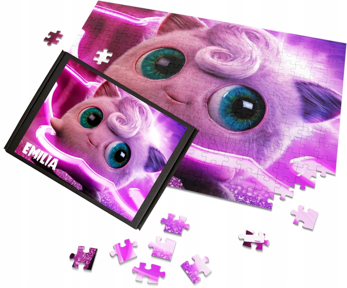 Merkloos Pokémon Puzzel - Personaliseerbaar met Naam - A3/A4 Formaten