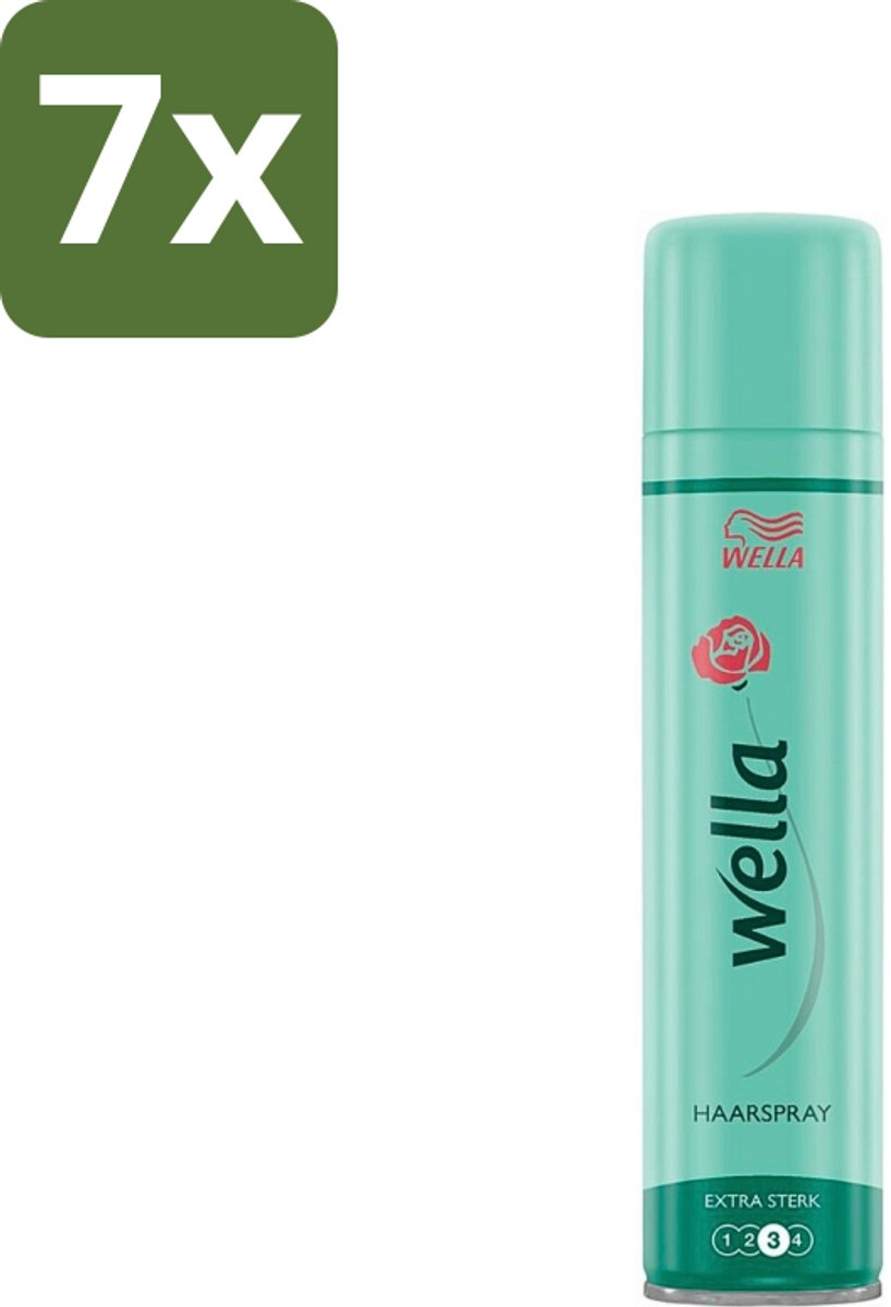 7 x Wella Forte Hairspray Extra Sterk - Styling Spray - Ultra Sterke Versteviging - Makkelijk Uit te Borstelen - 250 ml - Haarspray - Versteviging - UV Bescherming - Flexibel Haar - Langdurige Hold