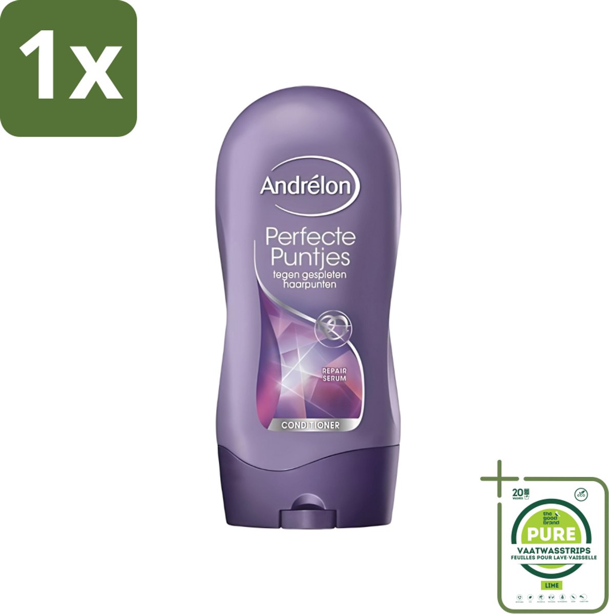 1 x Andrélon - Perfecte Puntjes - Conditioner - Tegen Gespleten Haarpunten - 300 ml - Gespleten Haarpunten - Haar Verzorging - Haar Kracht - Haar Sterkte - Haar Bescherming