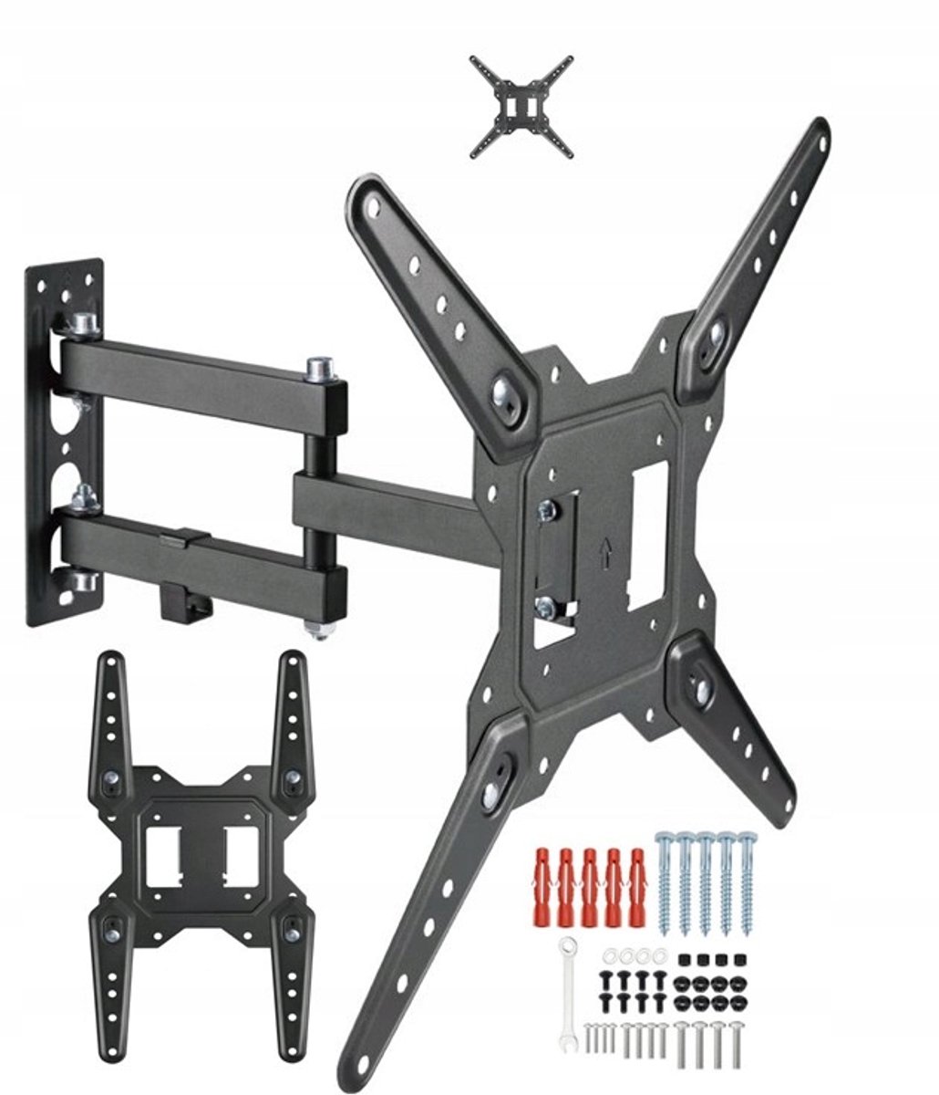 Universele TV Wand - Kantelbaar & Draaibaar - 14-55 inch, 30kg