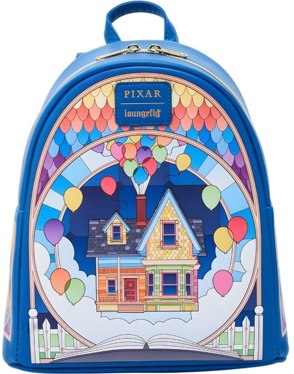 Loungefly Disney Pixar Up Stained Glass Mini Backpack