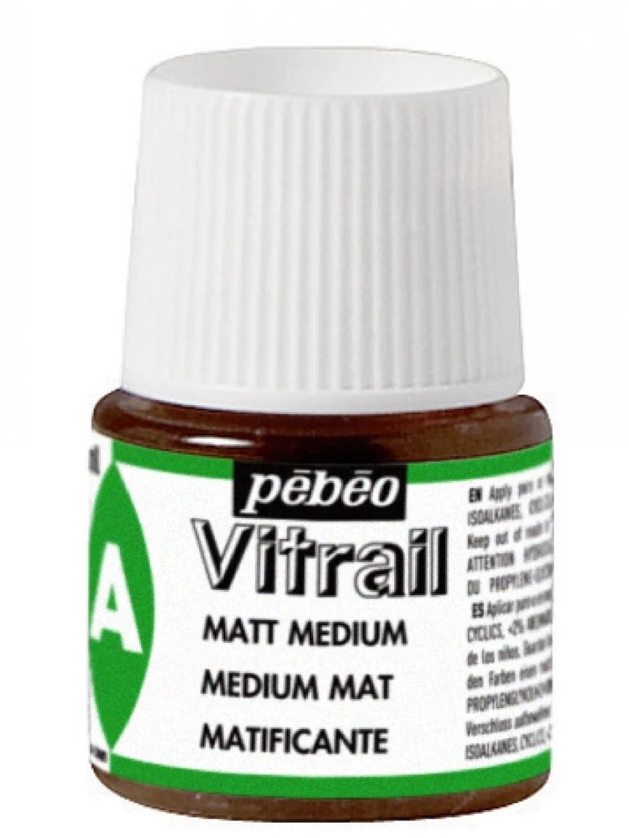 Pebeo Vitrail Medium 45ml, Glitter Medium