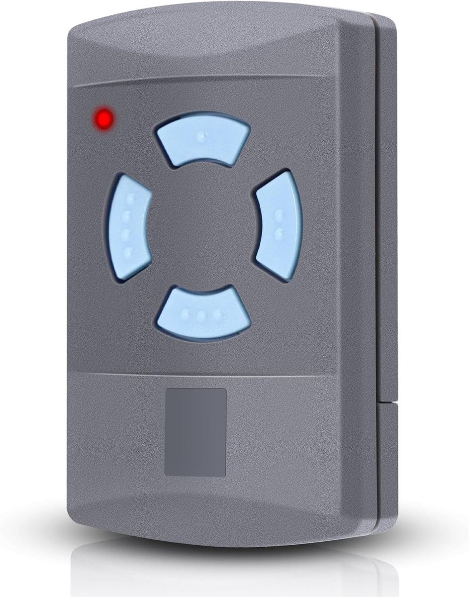Vervangende Afstandsbediening voor Garagedeuren met 4 Knoppen, 868.3 MHz, Inclusief Batterij, Geschikt voor SupraMatic en ProMatic Systemen
