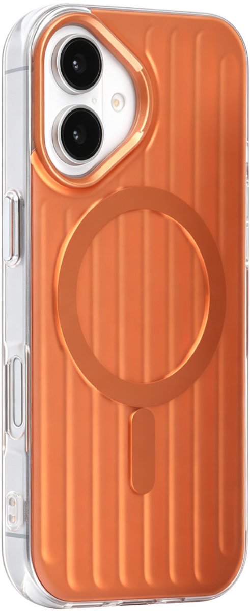 TUNIQ Backcover hoesje voor Apple iPhone 17 - luggage IMD MagSafe - Oranje