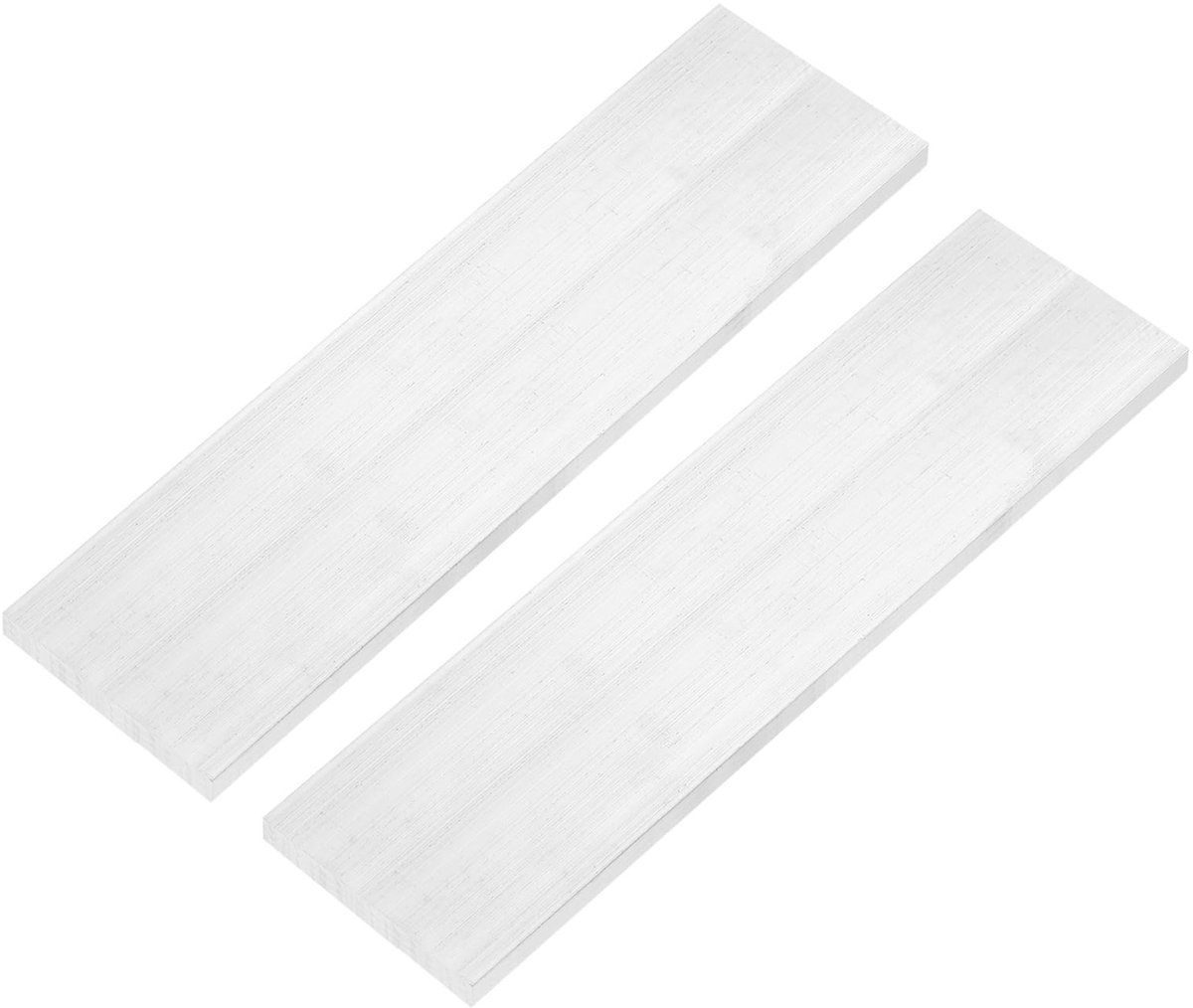 Solidchoice - Aluminium Platte Staaf 6061 Legering 10x75x305mm (2 Stuks)