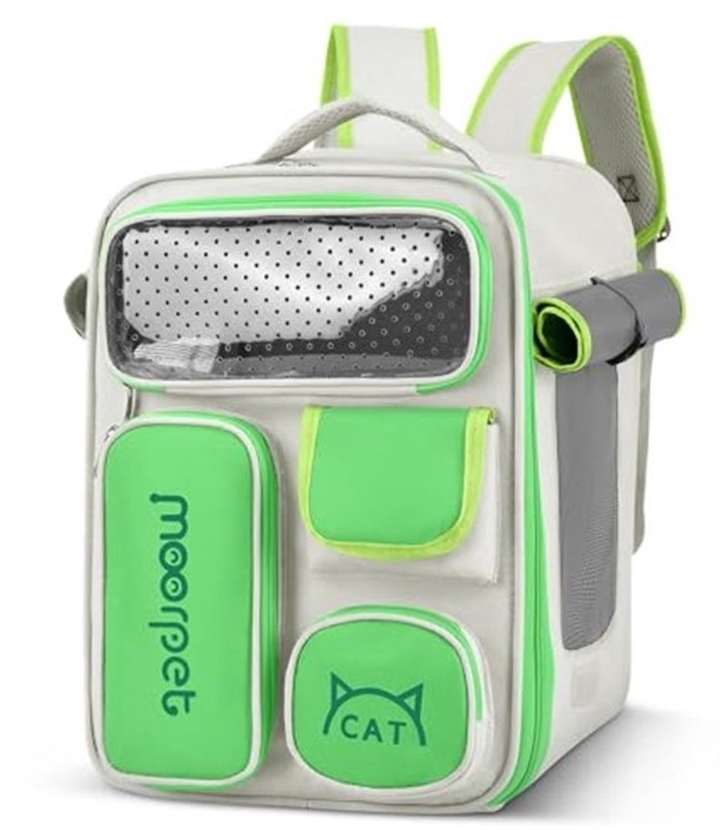 Draagbare Hondentransportbox voor Kleine Honden en Katten - Opvouwbare Zachte Tas, Ademend Ontwerp, Comfortabel voor Huisdieren