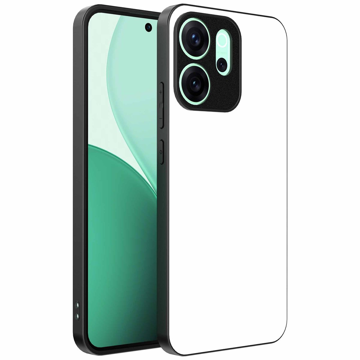 Smartphonica Geschikt voor Oppo Reno 15 Pro Sublimatie Hoesje TPU – Geschikt Voor Sublimatiedruk Warmtepers – Doe Het Zelf Case Met Eigen Foto Of Opdruk geschikt voor Oppo Reno 15 Pro
