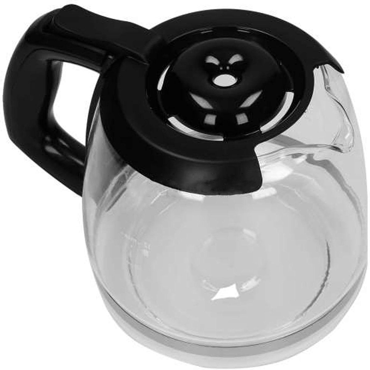 Glazen Karaf - Reservekan Koffiezetter - Koffie Maken - Met Deksel - Niet Gespecificeerd - Transparant