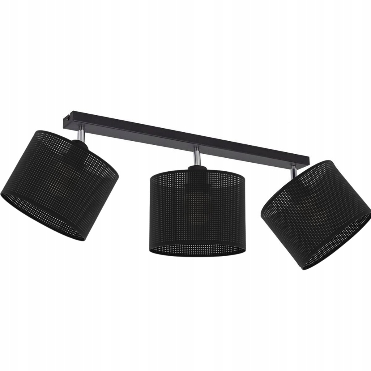 Merkloze plafondlamp 3 lichts, modern design met mesh-effect