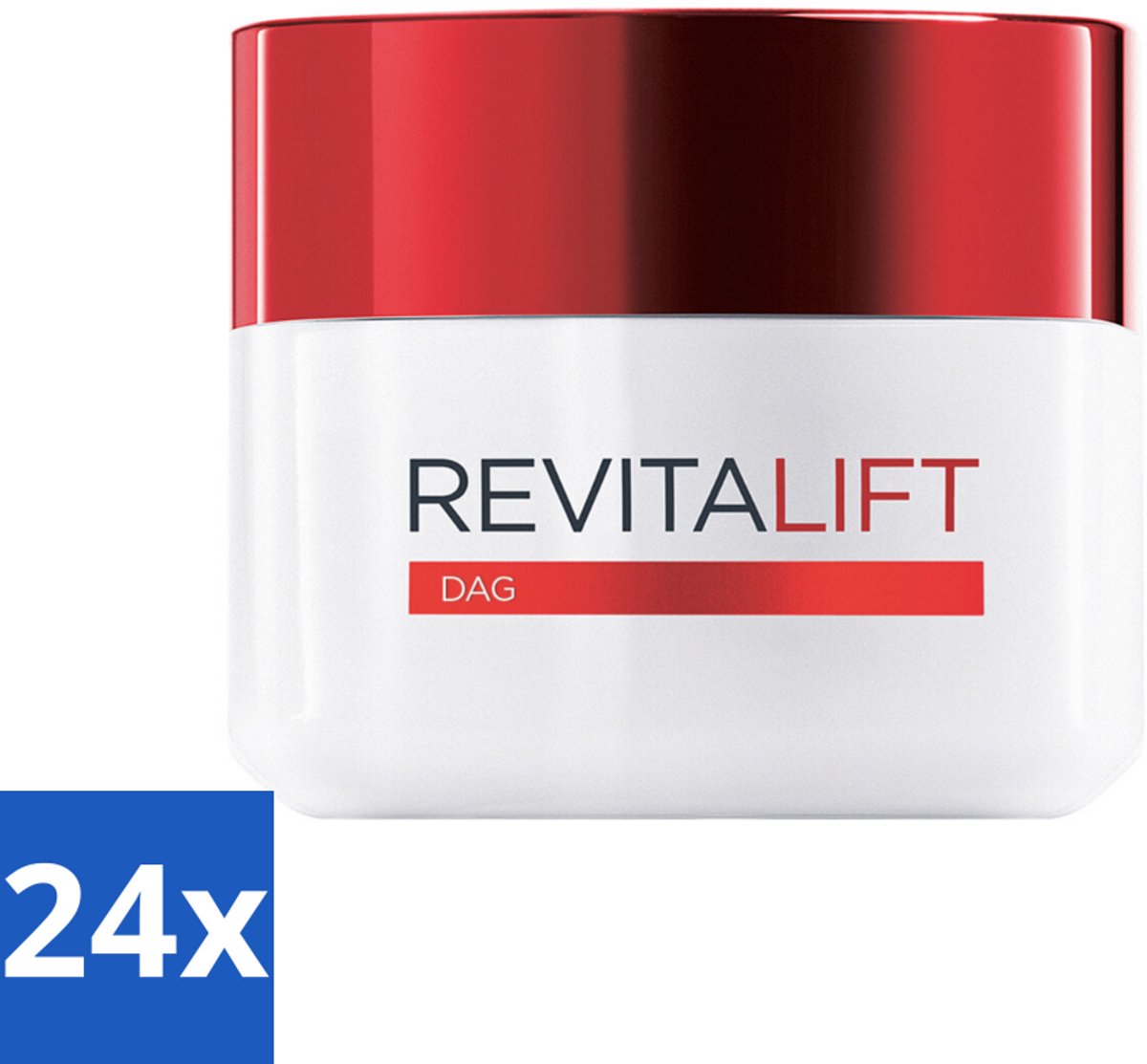 24 x L'Oréal Revitalift Anti-Rimpel Dagcrème 50 ml - Anti-aging Crème - Rimpels - Veroudering - Huidverzorging - Retinol