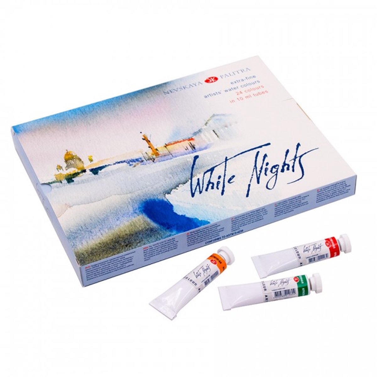 White Nights Watercolour Set 10 ml. - 24 Pack