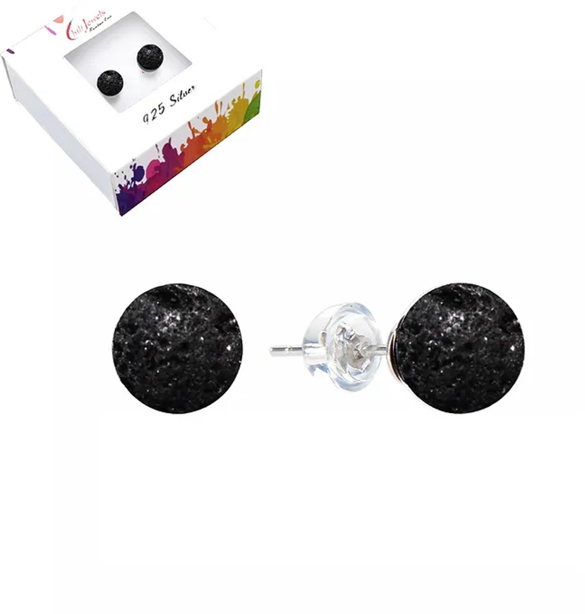 Oorbellen Lava 8 mm