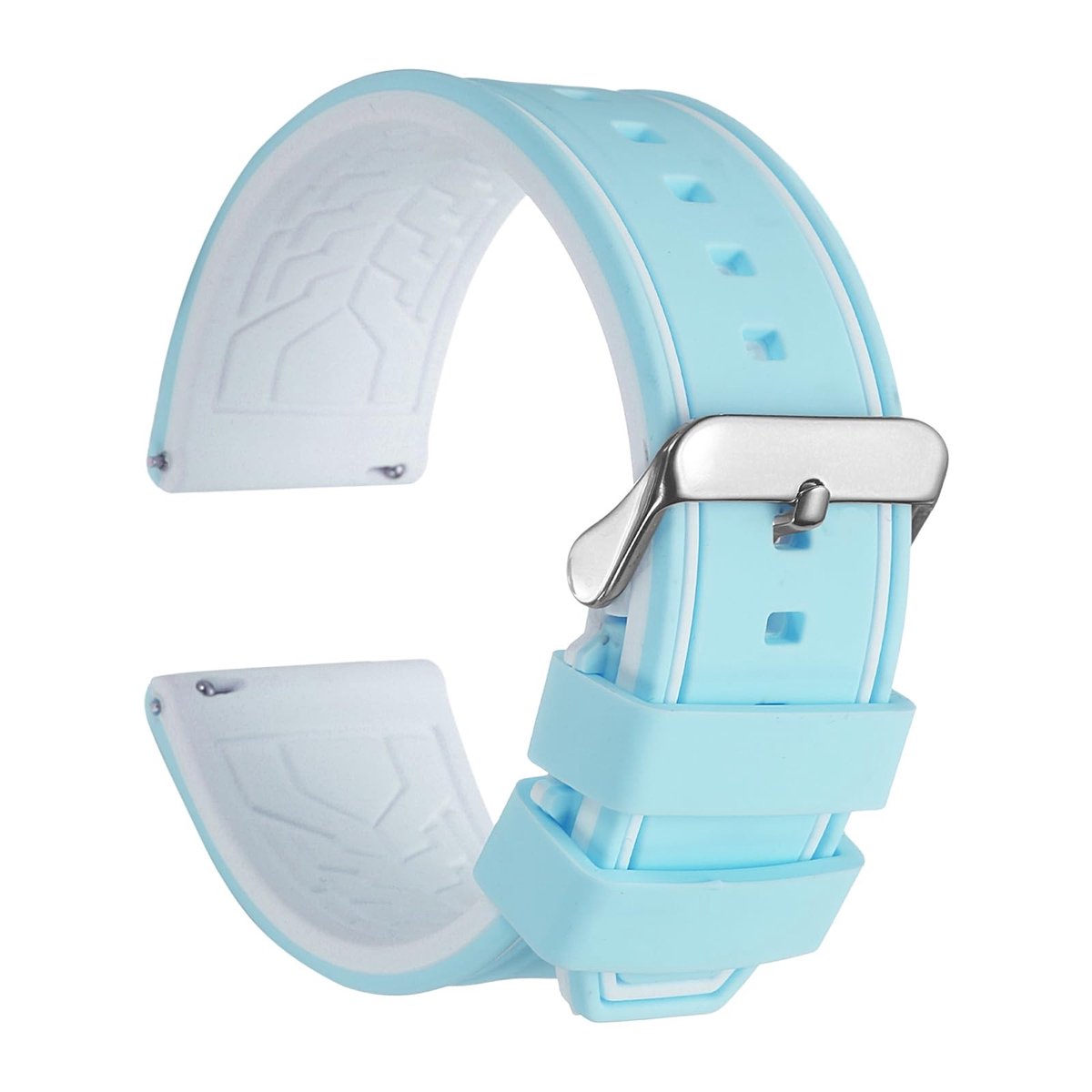 Solidchoice - Zachte Siliconen Horlogeband met Snelle Bevestiging