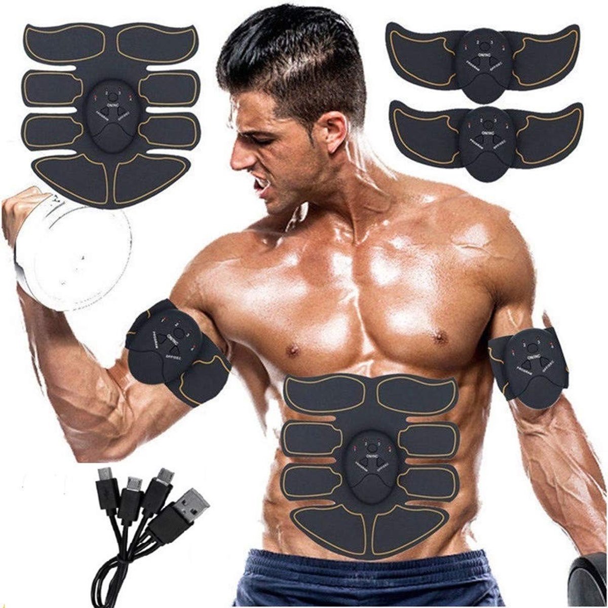 Solidchoice - EMS Abdominale Trainer voor Effectieve Spierstimulatie