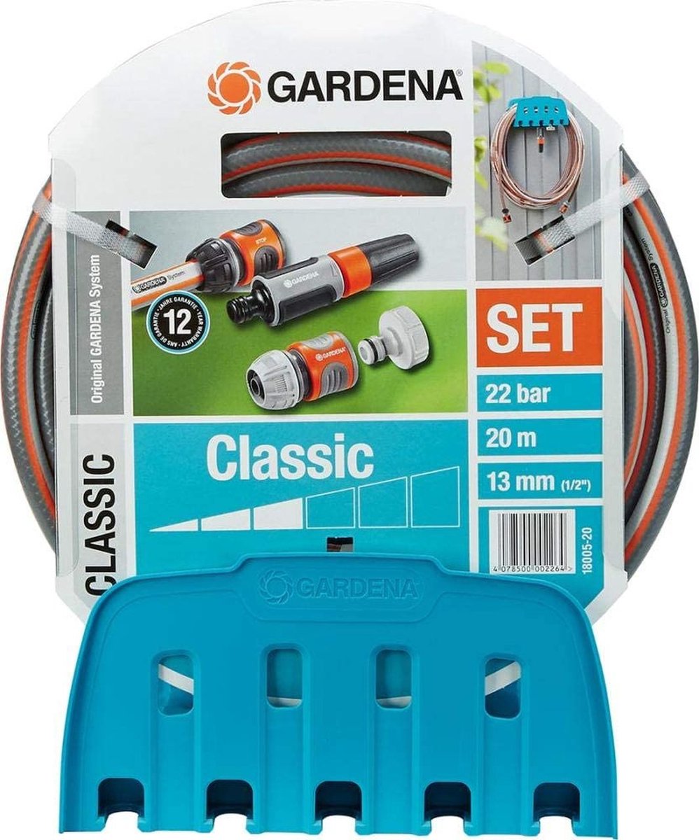 GARDENA Muurhouder Met Slang Tuinslang - 20 Meter - 13 mm – foto 5