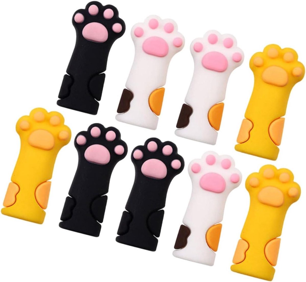 Schaarhoezen - Beschermhoesjes - Nagelverzorging - Zacht Siliconen Materiaal - 3.4 cm Lengte - Diverse Kleuren