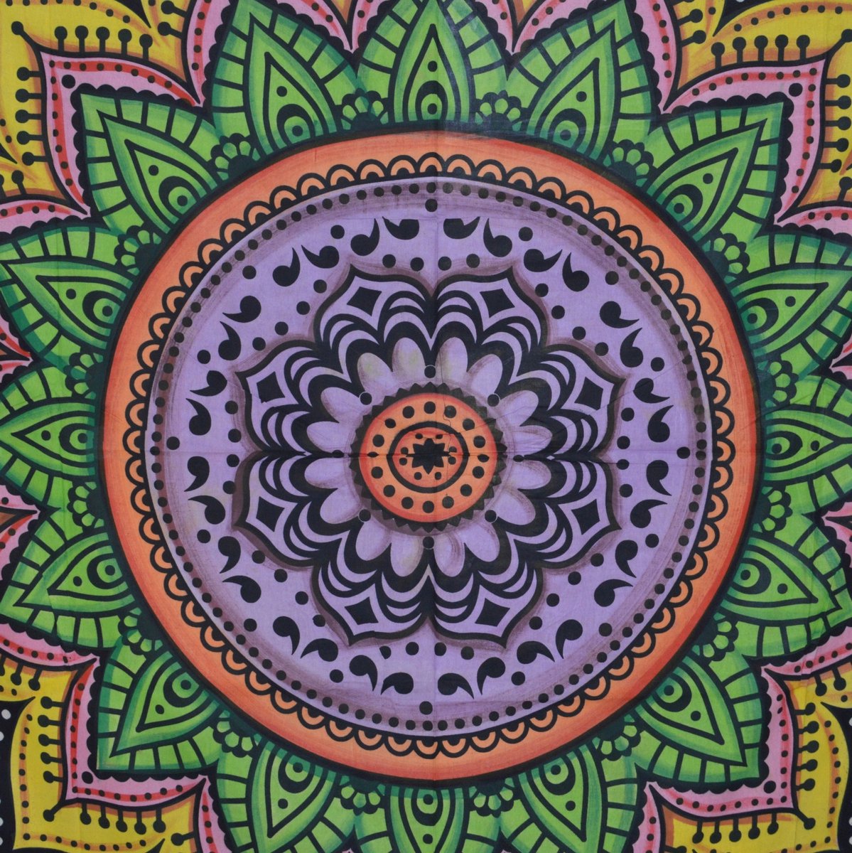 XXL Indiase Plaid Mandala Katoen Boho Etnisch