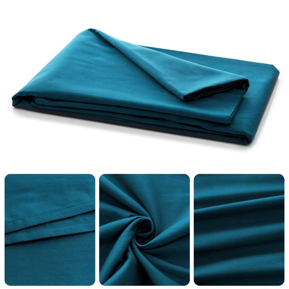 Katoenen Hoeslaken Zonder Elastiek 200x220cm - Diverse Kleuren