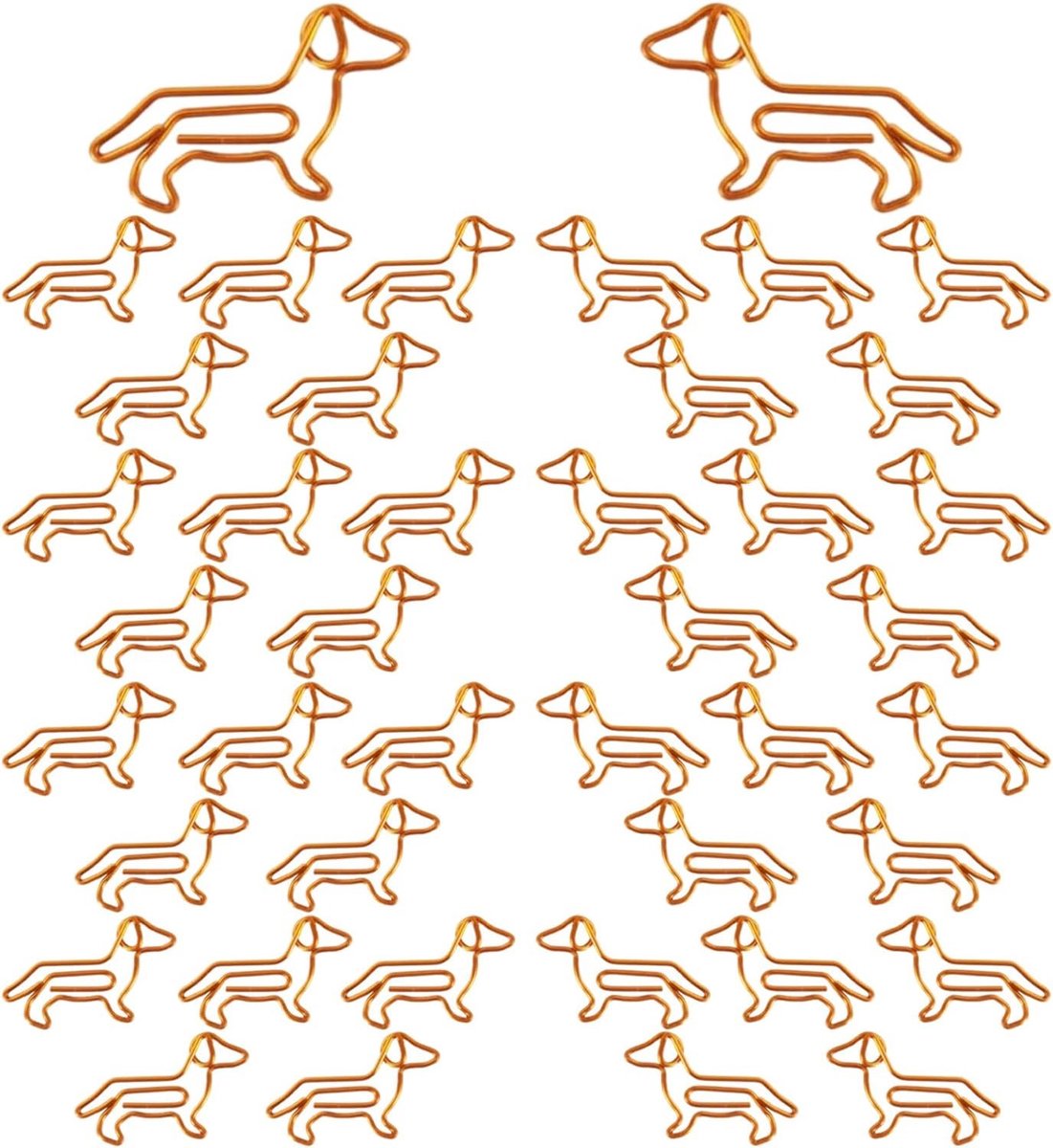 50 stuks metalen paperclips in dierenvorm, creatieve klemmen voor kantoor, school en als cadeau voor dierenliefhebbers