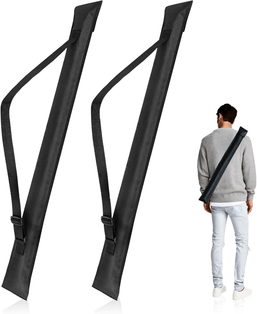 2 Stuks Billiard Cue Tas, 32 Inch Billiard Stick Choker Case, Draagbare Pool Cue Tas met Verstelbare Schouderriem voor Snooker Sticks en Billiard Accessoires