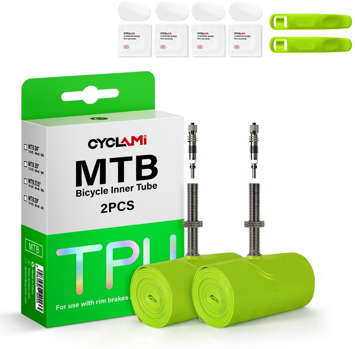 Elzusha - TPU Binnenbanden 2 stuks - Ultralicht voor Mountainbikes 26/27.5/29 inch
