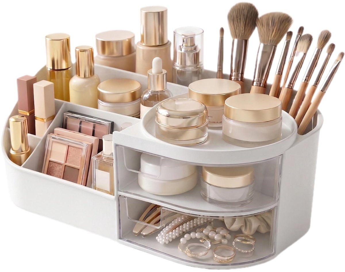 Elzusha - Multifunctionele Makeup Organiser met Lades