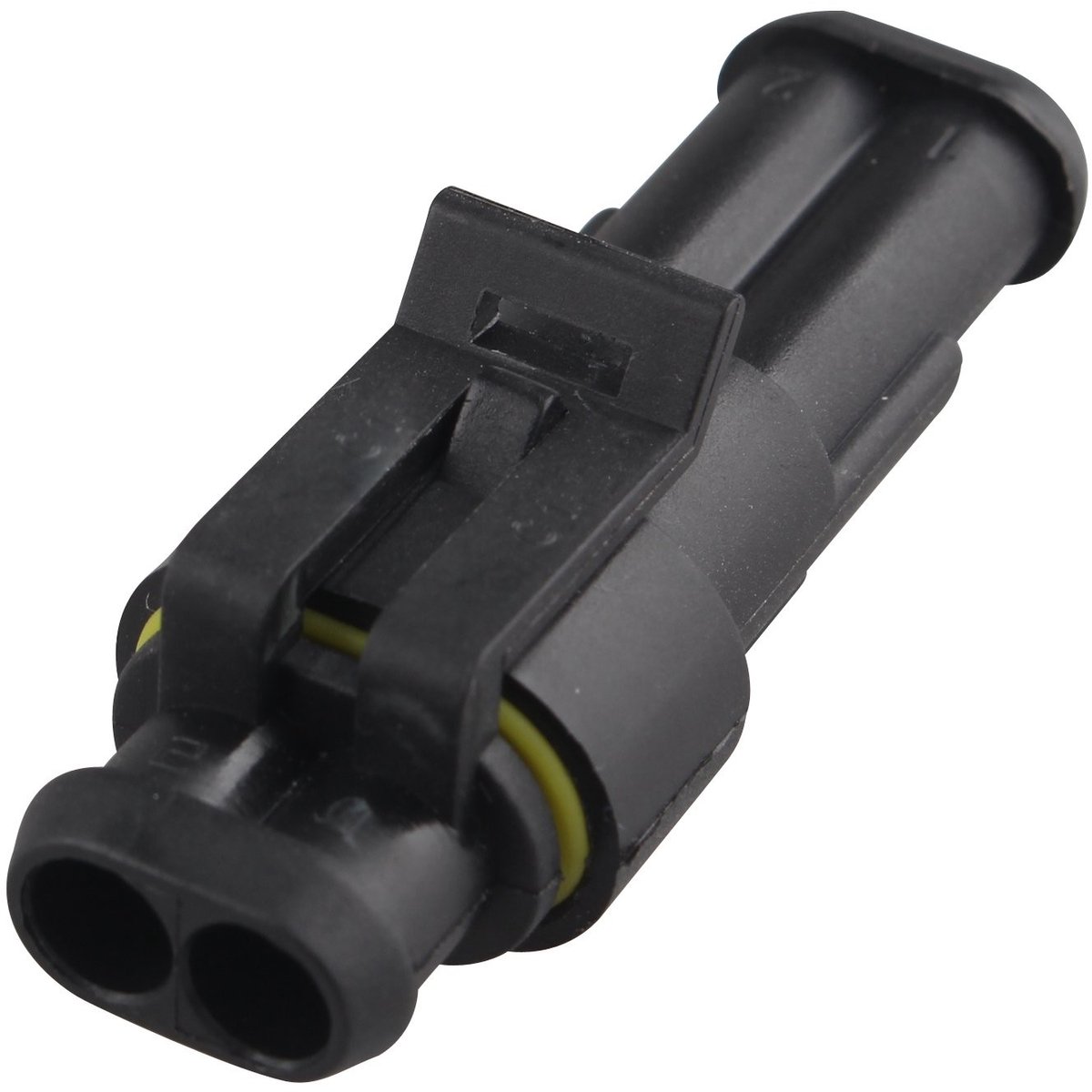 Elzusha - Waterdichte Connector - IP67 - Supersealed - PA66 Nylon - Terminal Sockets - AC/DC Plug - Motorfiets Scooter Auto Truck Quad Bike Caravan...