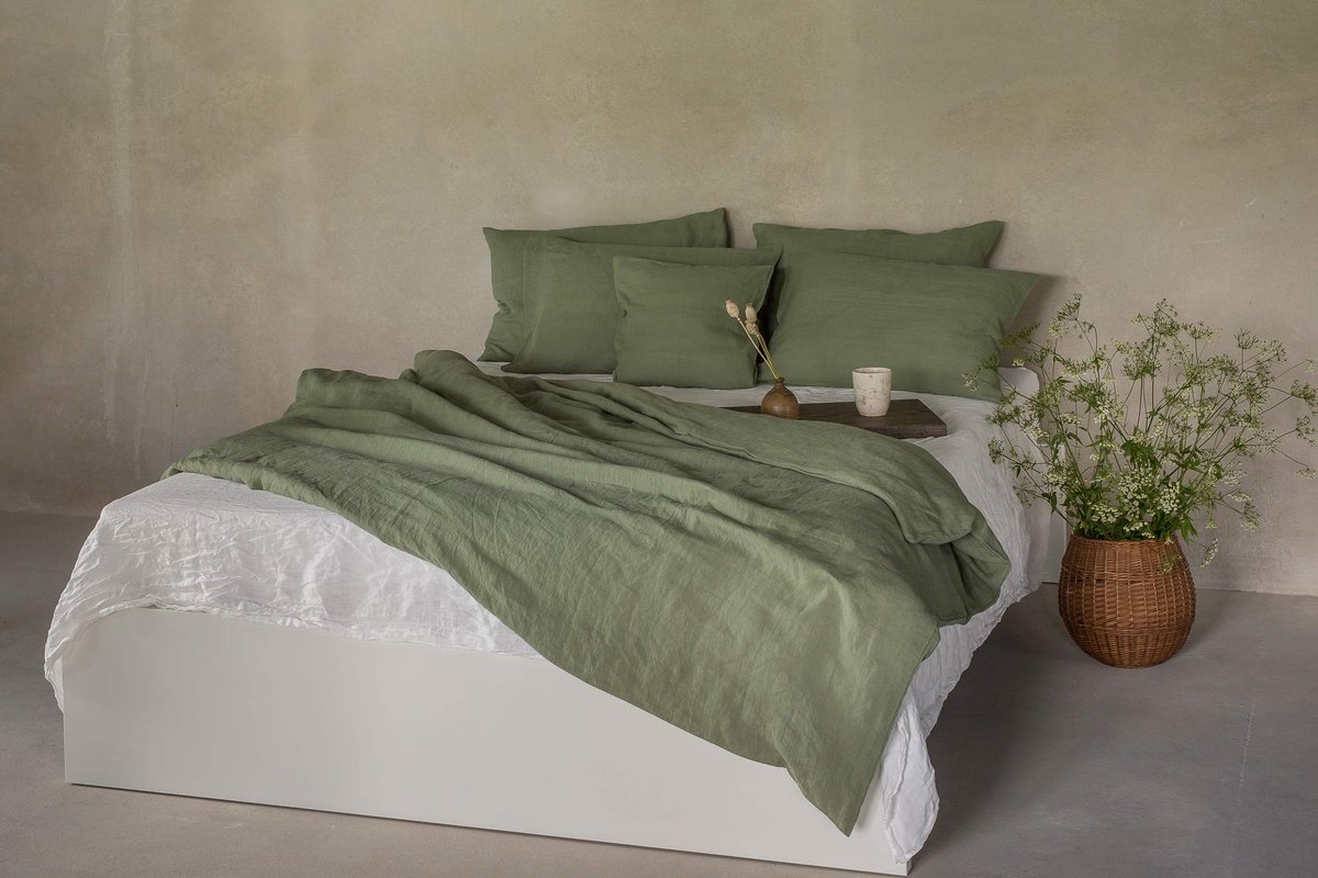 Elzusha - 100% Linnen Kussensloop met Hotel Sluiting 40 x 80 cm