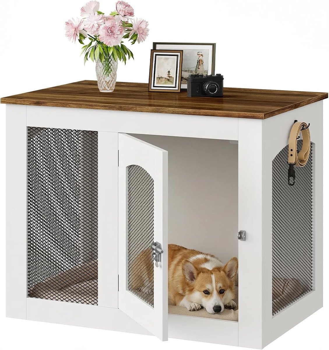 Hondenkrat Meubels voor Grote Honden - Ruimtebesparend en Stijlvol Design - 76.5 x 50 x 60.5 cm