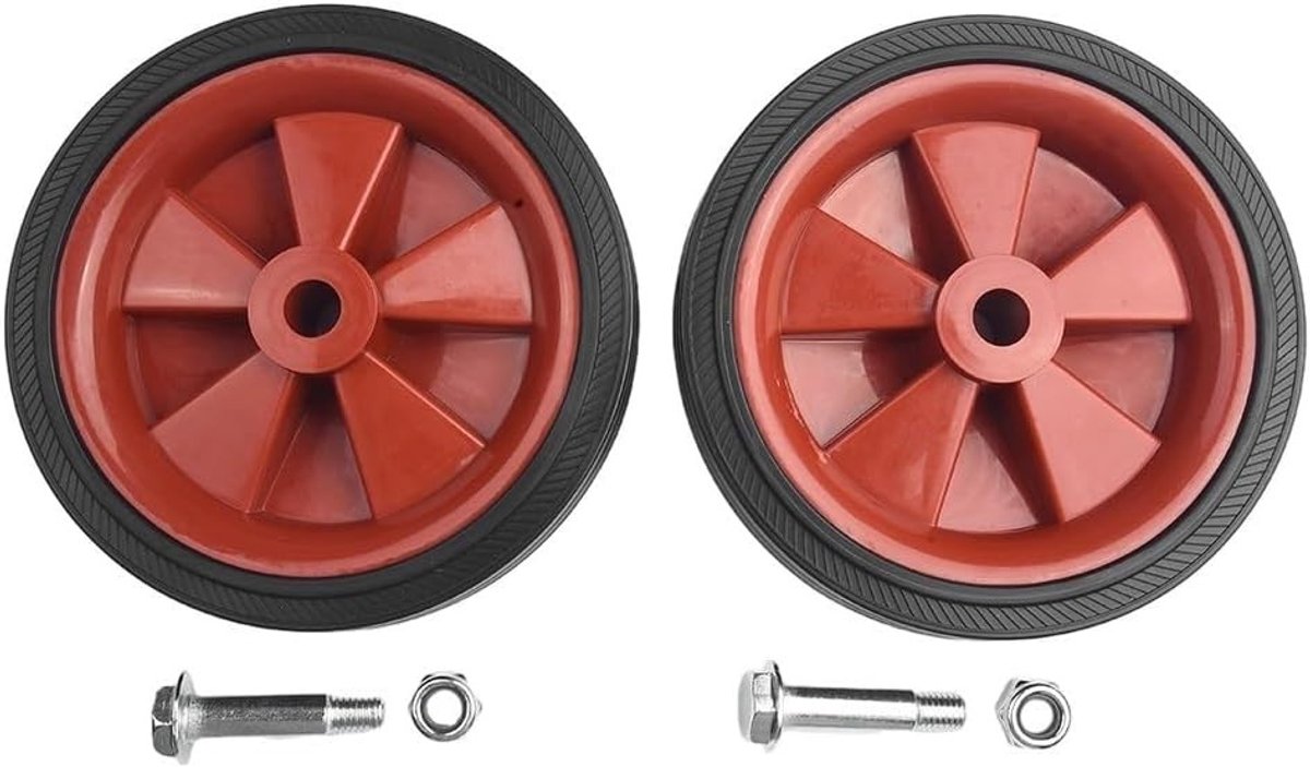 2 Stuks Vervangwielen voor Luchtcompressor - Eenvoudige Installatie, Schokbestendig en Antislip voor 5-6 Inch Toepassingen