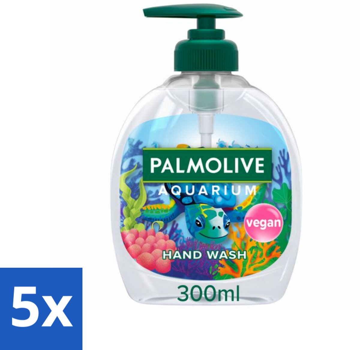 Palmolive Handzeep Aquarium 300 ml - Bulkverpakking - 5 stuks