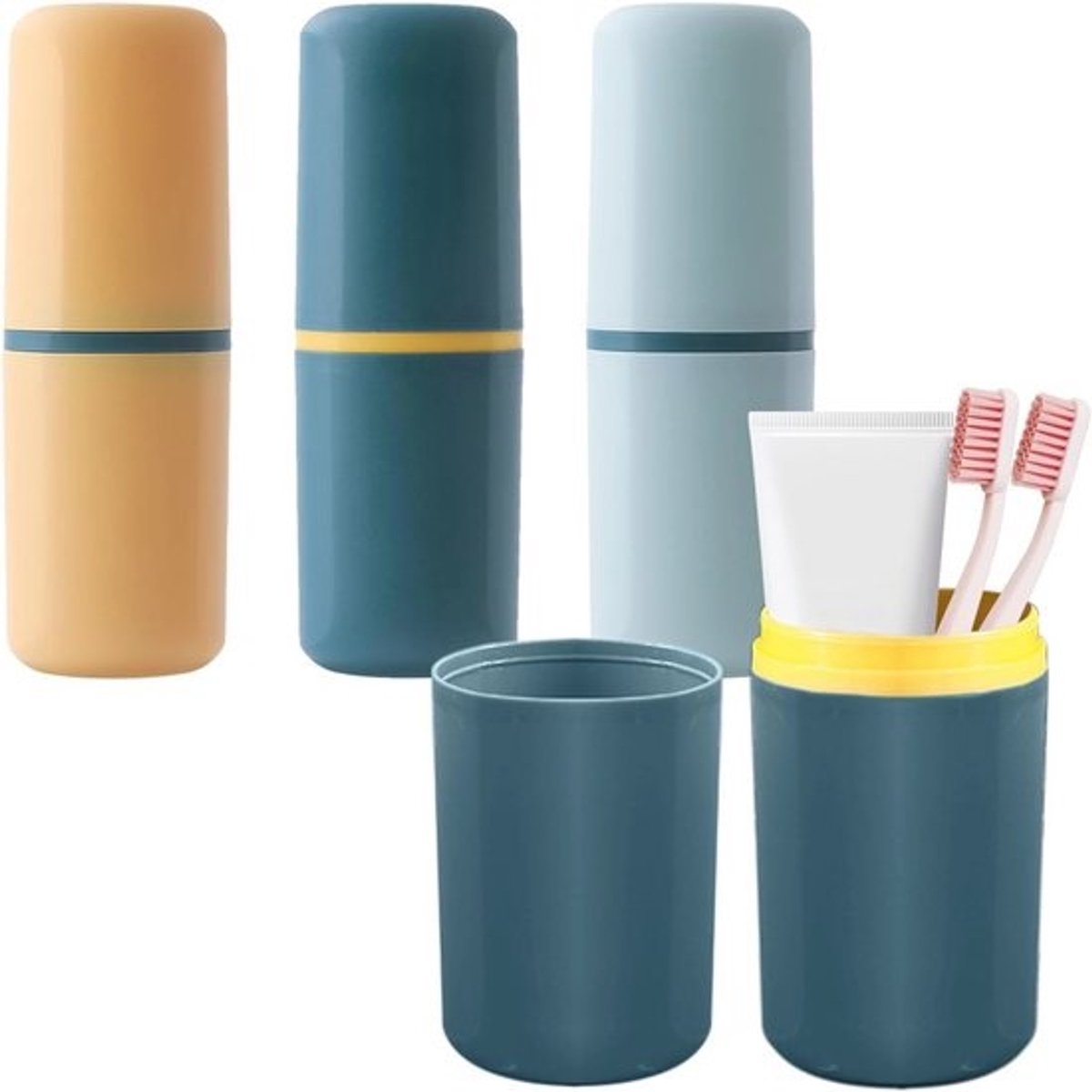 Reis Tandenborstel Etui Set voor Kamperen en Outdoor