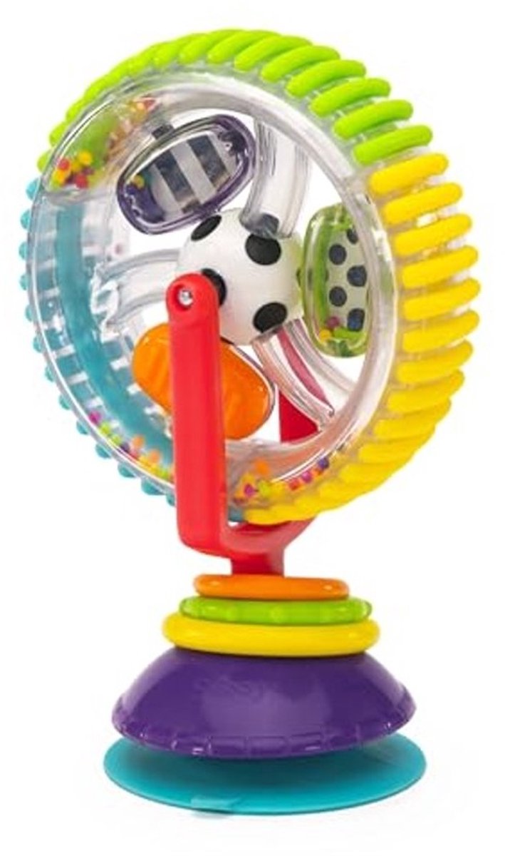 High Chair Toy with Spinning Wheel and Suction Cup