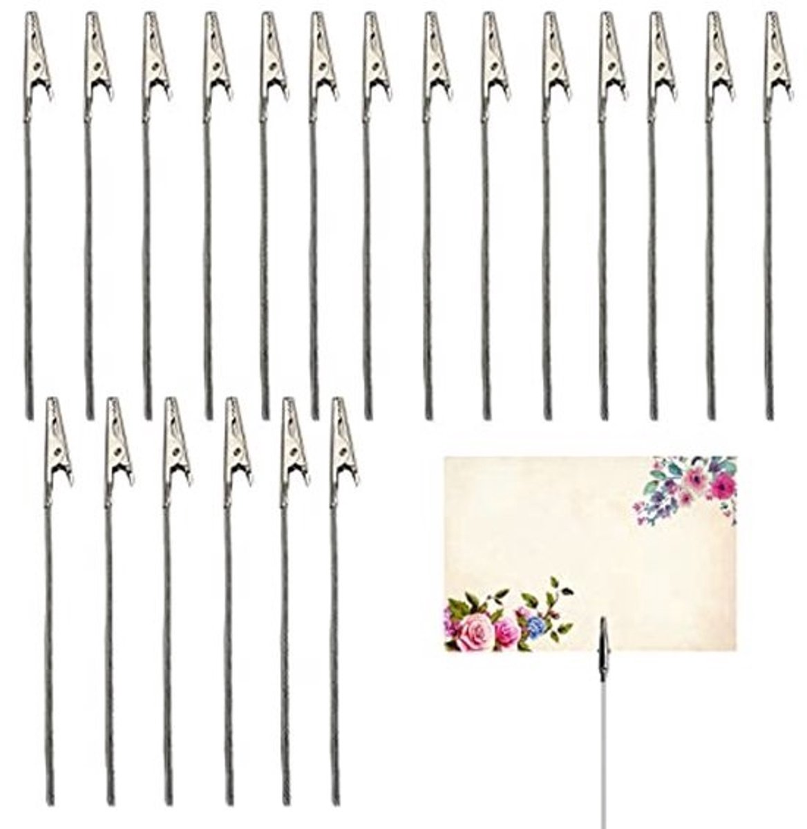 50 Stuks Foto Alligator Clips voor Kaarten en Notities - Memo Clip Houder voor Feestdecoraties