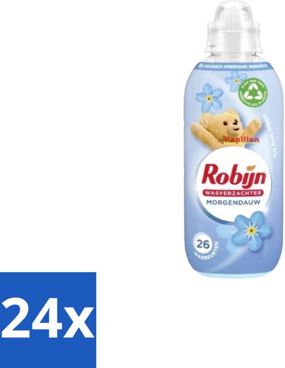 Robijn – Wasverzachter – Morgendauw – 650 ml - Voordeelverpakking - 24 stuks