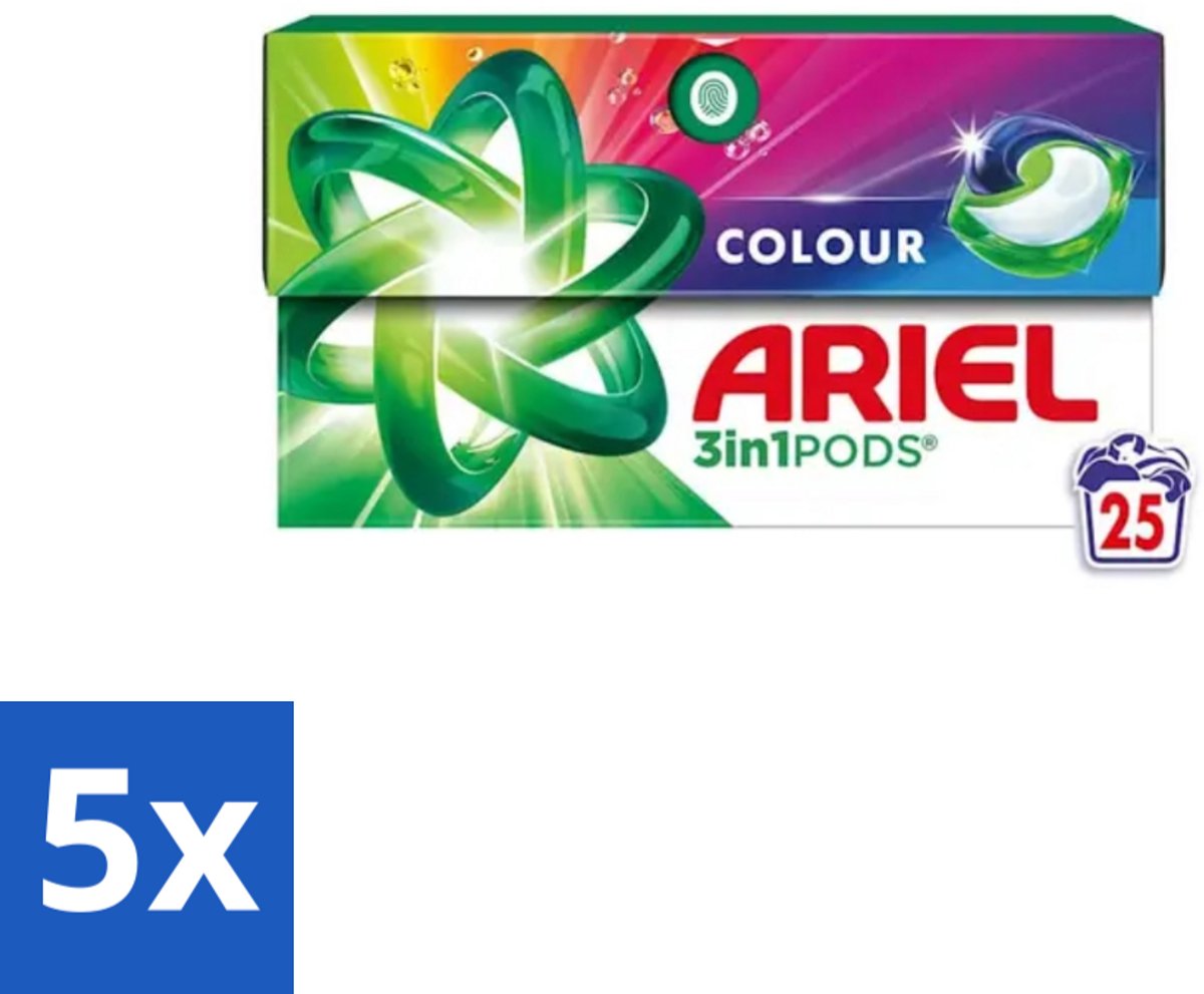 Ariel – Pods 3in1 – Color – 500 g – 25 wasbeurten - Bulkverpakking - 5 stuks