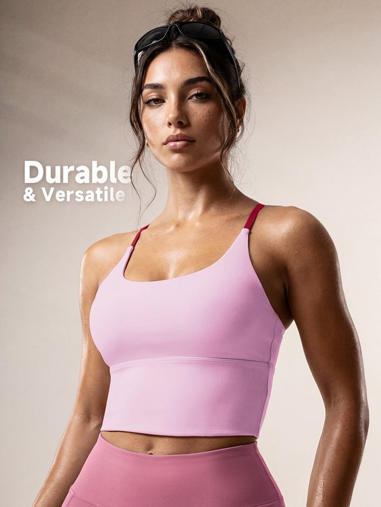 Currero Pilates Pak Dames - Yoga - Buttshaper - Gym - Fitness - Butt Lift - Bil Vergrotend - Heup Liftend - Yogakleding - Roze + Roze S — afbeelding 3