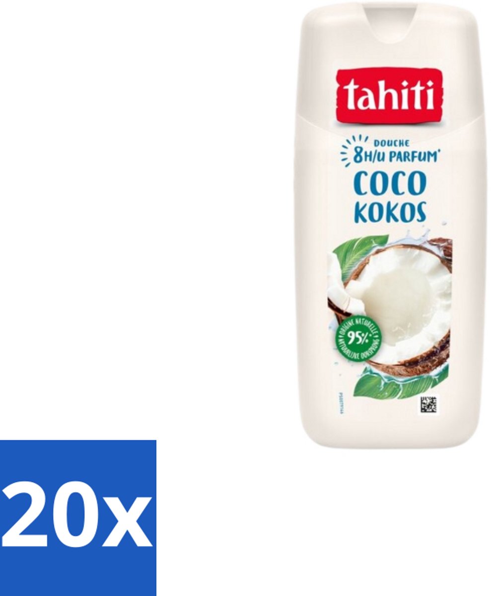 Tahiti – Douchegel – Kokos - 315 ml - Bulkverpakking - 20 stuks