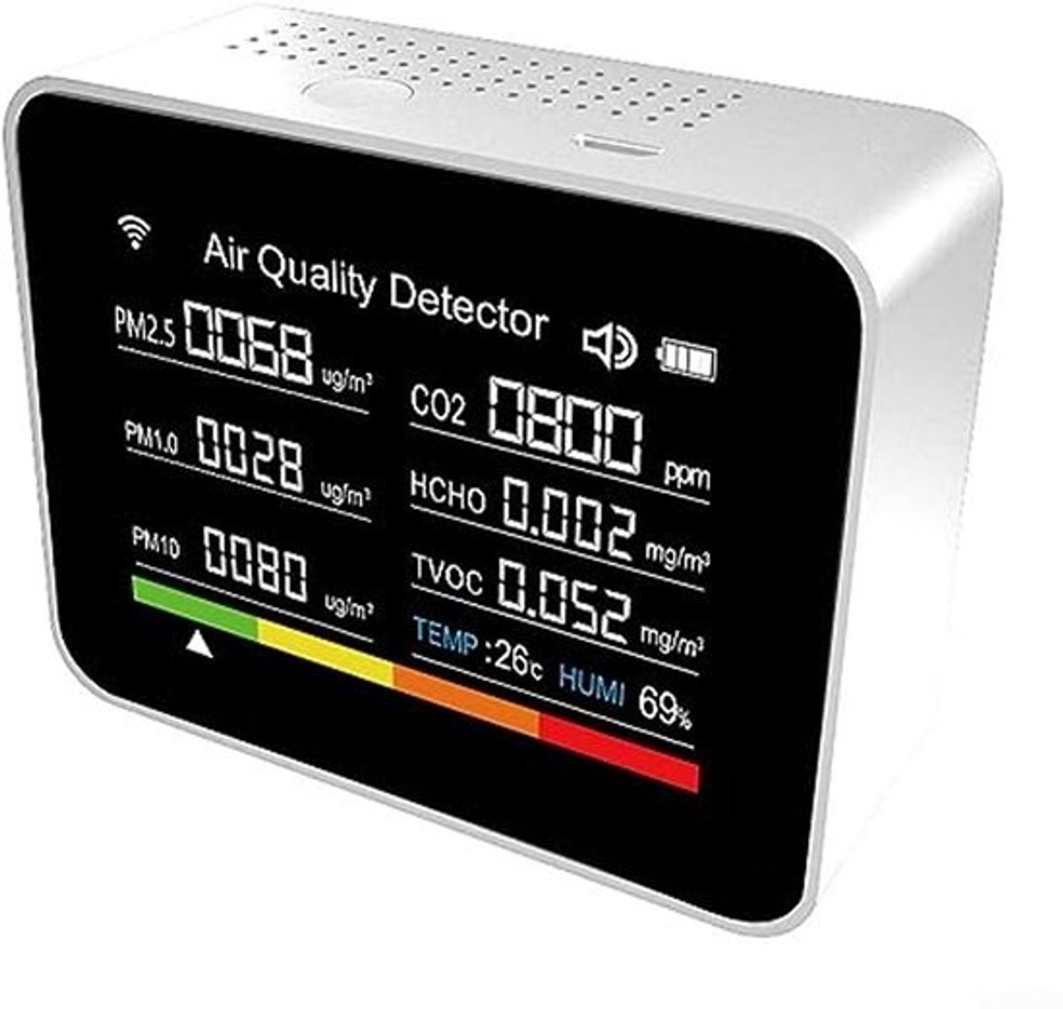 13-in-1 Binnen Luchtkwaliteit Meter met WiFi en App Monitor