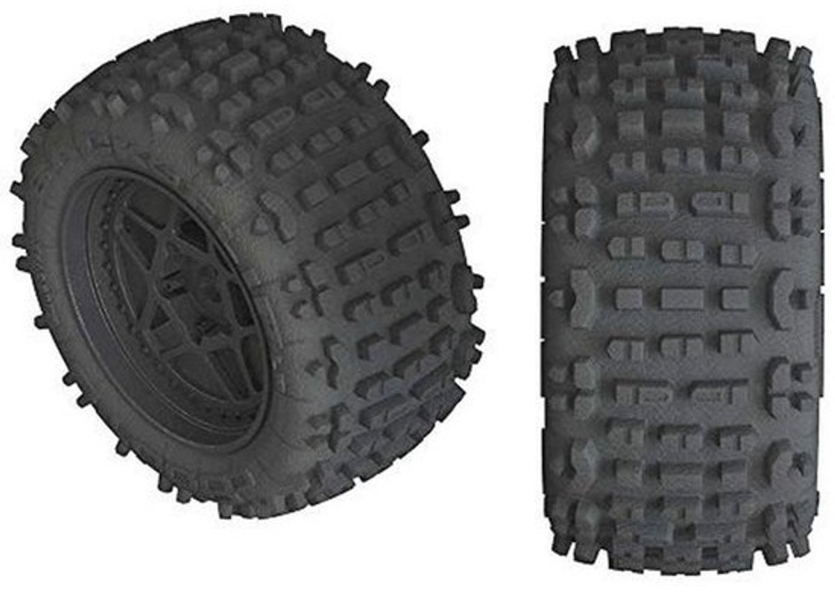 3.8 Voorgemonteerde Banden voor RC Voertuigen met 17 mm Hex