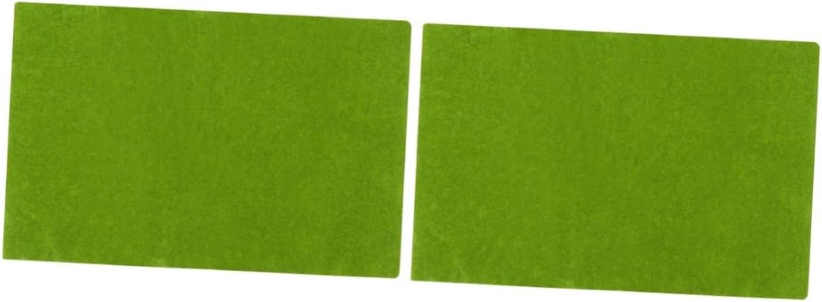 Kunstgras Mat - Nep Gras - Landschap Modelleren - Papieren Achterkant - 100x35cm - Groen