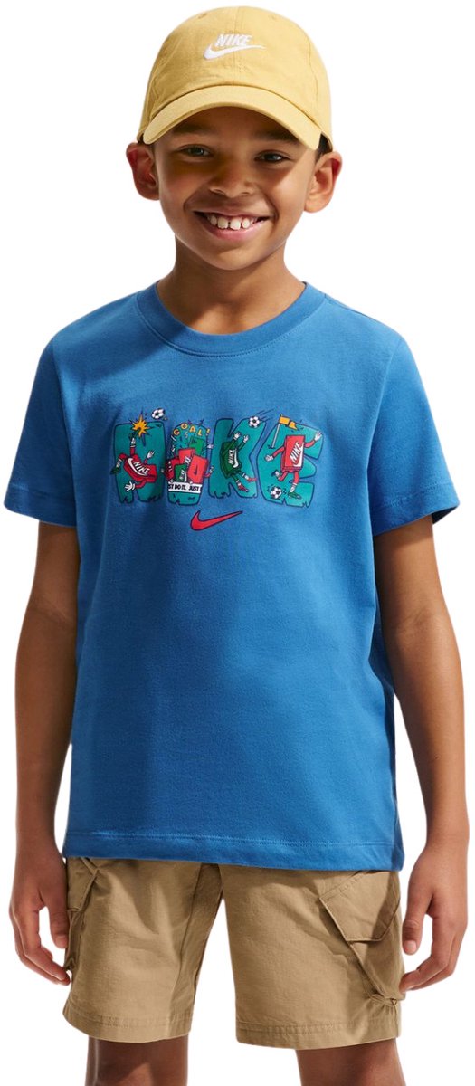 Nike T-shirt Kinderen Sportswear Blauw