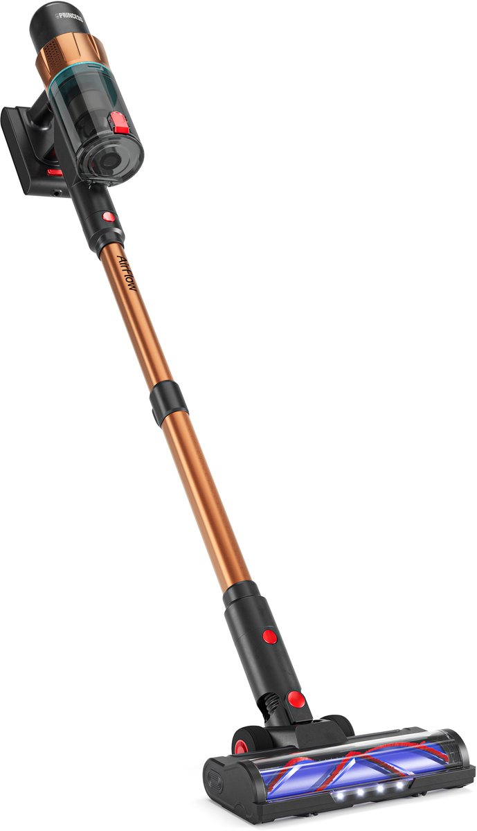 Princess Draadloze Steelstofzuiger 339525 - 25,9V - 2-in-1 Handstofzuiger - 350W BLDC Motor - Tot 50 Minuten Accuduur - Lichtgewicht