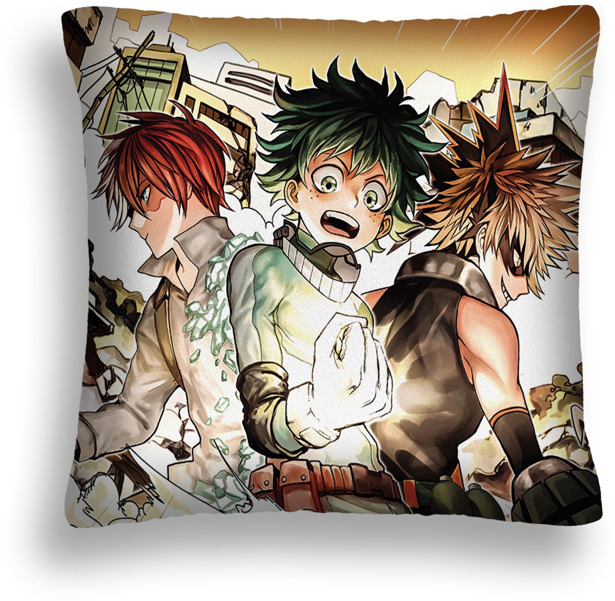 Decoratieve Anime Kussenhoes 40x40cm met Vulling