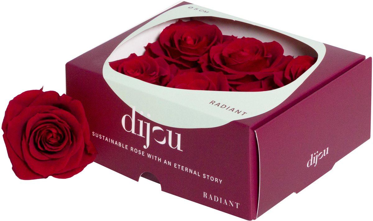 6x Dc pres.rozen red 1815c