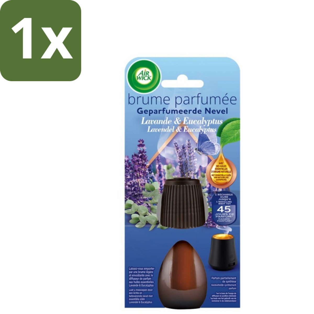 1 x Air Wick - Essential Mist - Navulling - Innerlijke Rust - Luchtverfrisser - Innerlijke Rust - Lavendel - Aromatherapie - Luchtverfrisser - Geurverspreiding