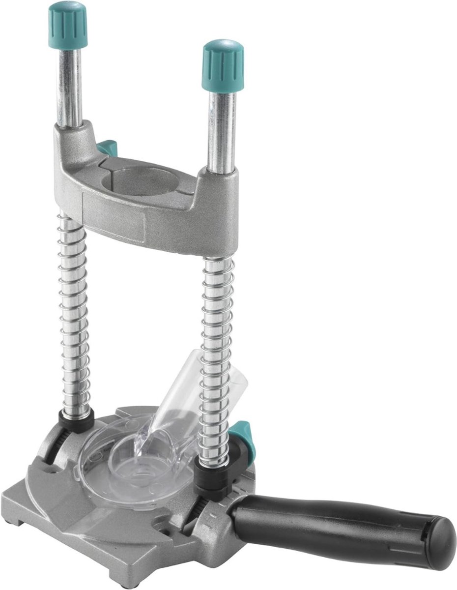Zylo® Boorstandaard - Kolomboormachine - Lintzaagmachine - Zilver - 32cm x 16cm x 15cm