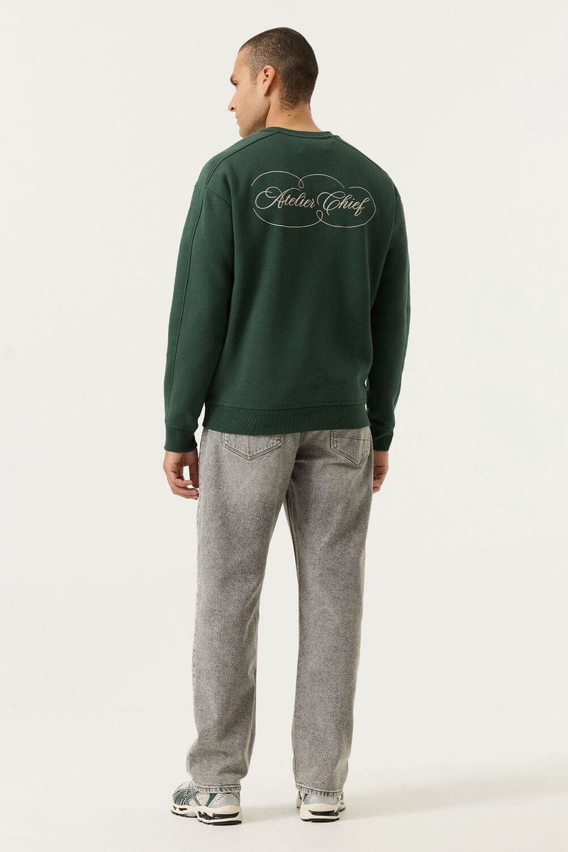 Chief Heren Sweater Groen - Maat S