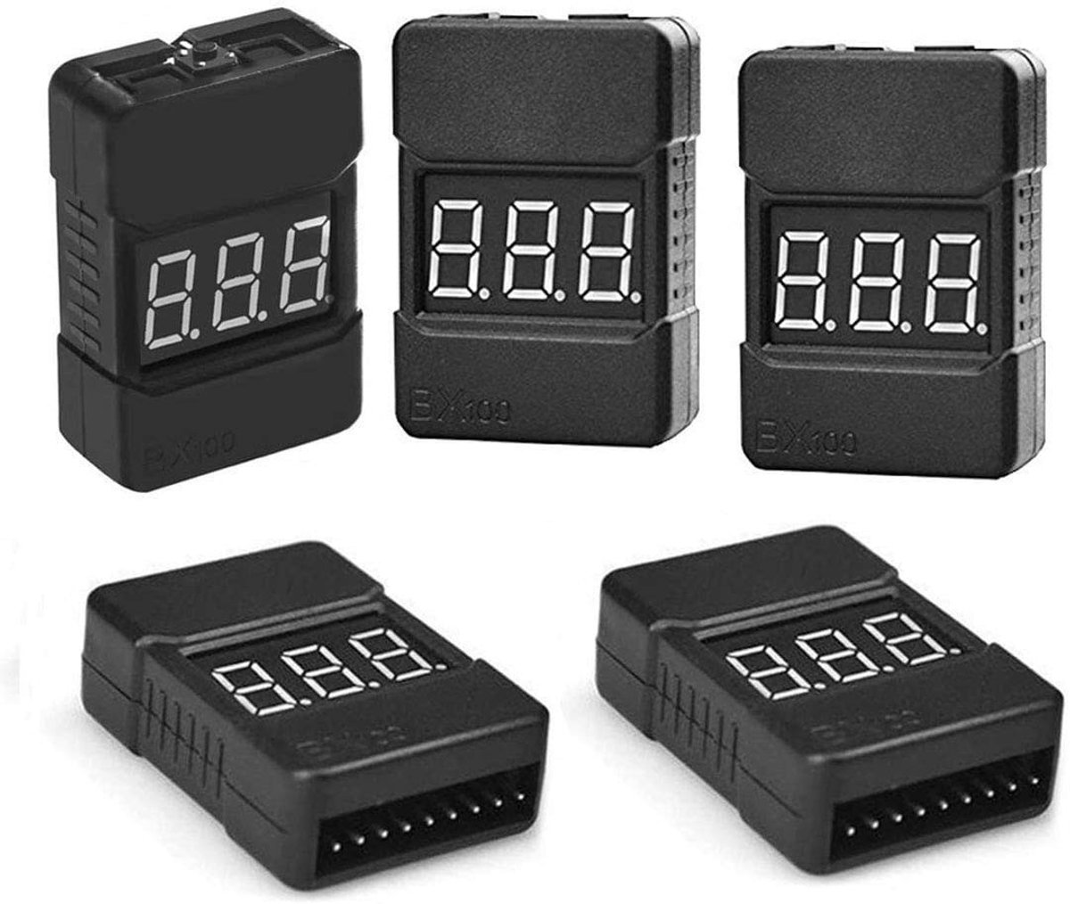 Elzusha - 2-in-1 Lipo Batterij Voltage Tester met Alarm